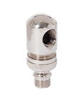 43mm Tall Brass Lamp Swivel, 1/8M x 1/8F, 1/8IPS, Nickel Plated