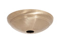 1-1/16 Inch Inner Diameter Center Hole Dome Shape Unfinished Die Cast Brass Canopy, Choice of Size