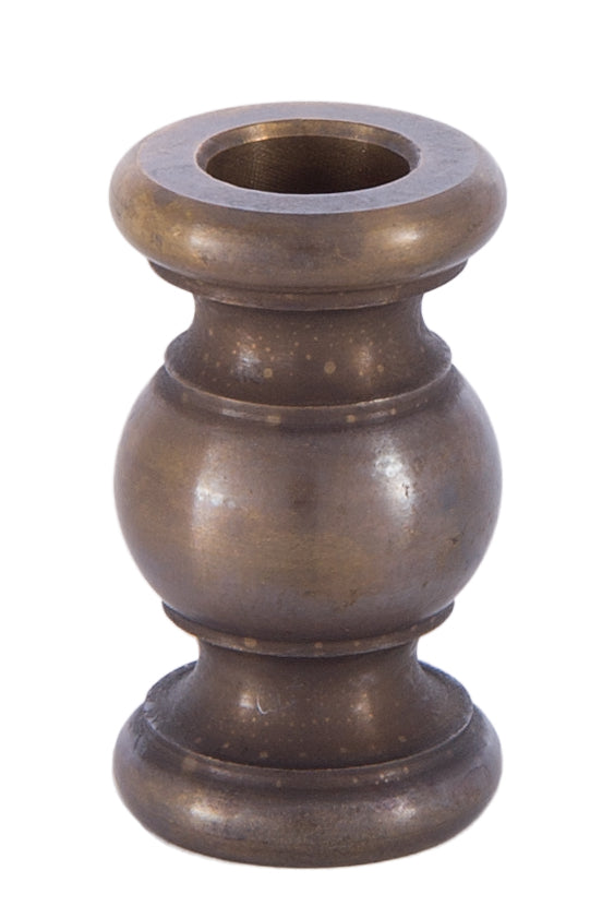 1 1/2 Inch Antique  Brass Spindle, 1/8 IP Slip