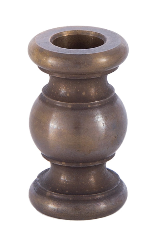1 1/2 Inch Antique  Brass Spindle, 1/8 IP Slip