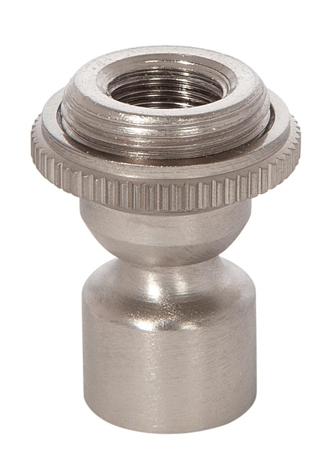 1-1/2 Inch Tall Satin Nickel Finish Hang Swivel with Straight Screw Collar, 1/4F