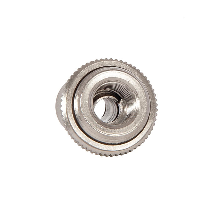 1-1/2 Inch Tall Satin Nickel Finish Hang Swivel with Straight Screw Collar, 1/4F
