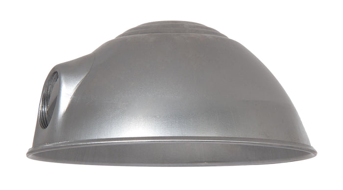 1-1/4" I.D. Fitter Opening On Side & UNO Threaded Metal Parabolic Shade, Unfinished