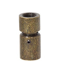 1-1/4 Inch Tall Antique Brass Finish Hang Straight Brass Swivel, 1/8F x1/8F