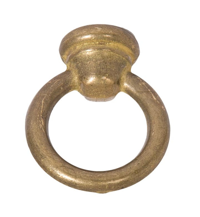 1-3/4" Tall Unfinished Die Cast Brass Loop, No Wire Way, 1/8F Tap