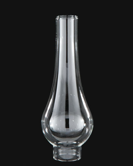 1 5/16" Fitter, 6-3/4" Tall #6 Bombe Clear Chimney