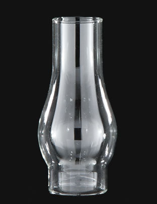 1 5/8" Fitter, 4-1/2" Tall Clear Lamp Chimney