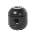 1-5/8 Inch Tall Satin Black Turned Brass 2-Piece Cluster Body, Choice of Side Holes