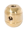 1-5/8 Inch Tall Turned Unfinished Brass Cluster Body, 2-Piece, 1/8F