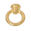1-5/8" Tall Unfinished Cast Brass Loop, No Wire Way, 1/8F Tap