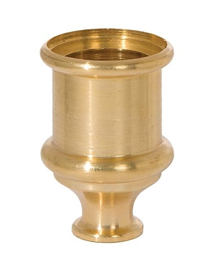 1-7/8 Inch Tall Unfinished Die Cast Brass Candle Cup, 1/8F
