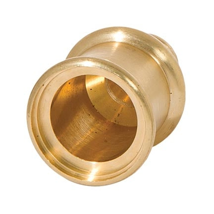 1-7/8 Inch Tall Unfinished Die Cast Brass Candle Cup, 1/8F