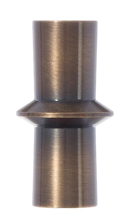 Bowtie Style Brass Lamp Finial - Antique Brass, 1 7/8" ht.