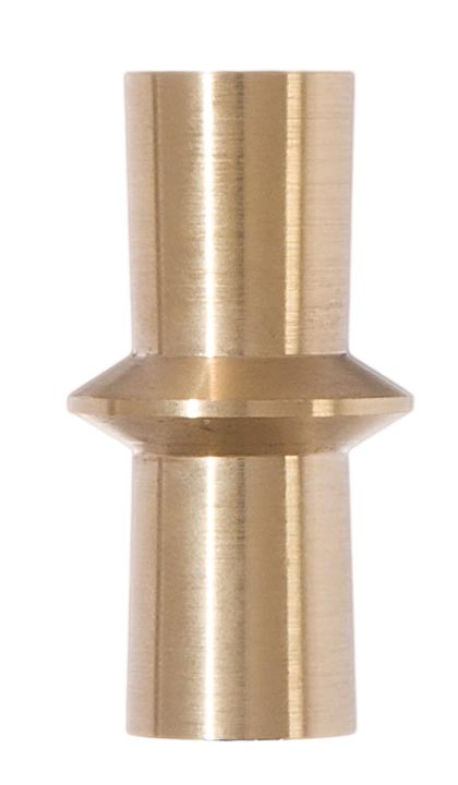Bowtie Style Brass Lamp Finial - Unfinished Brass, 1 7/8" ht.