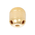 1-9/16 Inch Tall Unfinished Turned Brass 2-Piece Cluster Body, Choice of Bottom Holes