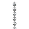 1 Meter Clear Chain, your choice of bead diameter