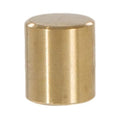 Drum Style Brass Lamp Finial - Unfinished Brass, 1" ht.