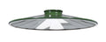 10-1/4 inch diameter Mirrored Industrial Style Flat Metal Shade, 2-1/4 inch lip fitter