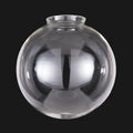 10" Clear Glass Industrial Style Pendant Shade, 4 inch lip fitter