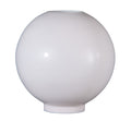 10 inch diameter Opal Glass Ball Shade, Rose Tint, 4 inch fitter