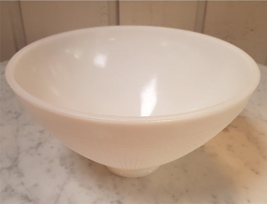 10 inch I.E.S Opal Glass Reflector Shade, 2-7/8 inch fitter