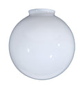 10" Opal Glass Ball Lampshade, 4 inch lip fitter