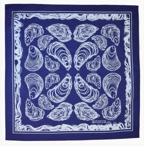 100% Cotton - Hand Printed bandana -Multiple styles