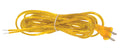 12 Ft. Clear Gold 18/2 SPT-2 Plastic Covered Lamp Cord Set, Tinned