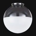 12" Special Half-Frost Industrial Style Pendant Shade, 6 inch lip fitter