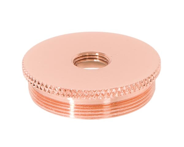 1.494 Inch Diameter Polished Copper Finish Brass Cluster Body Cap, Tap 1/8F