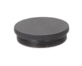 1.494 Inch Diameter Satin Black Finish Brass Cluster Body Cap, No Hole
