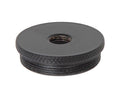 1.494 Inch Diameter Satin Black Finish Brass Cluster Body Cap, Tap 1/8F