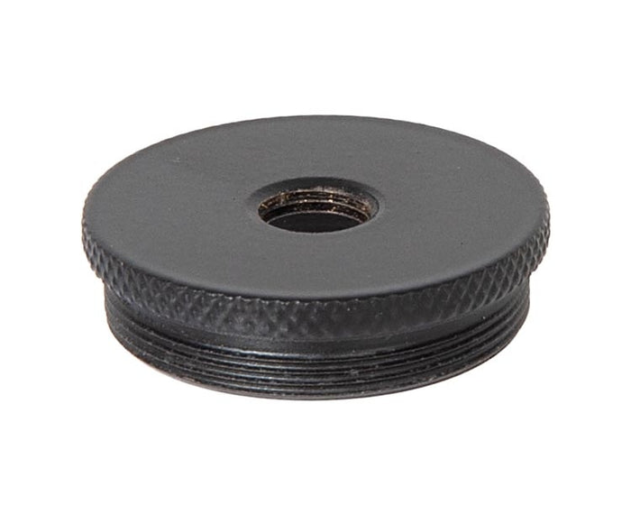 1.494 Inch Diameter Satin Black Finish Brass Cluster Body Cap, Tap 1/8F