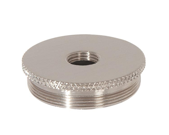 1.494 Inch Diameter Satin Nickel Finish Brass Cluster Body Cap, Tap 1/8F
