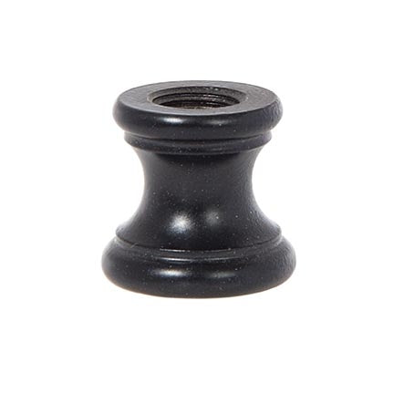 15/16 Inch Tall Satin Black Finish Brass Neck, Tap 1/8F
