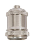 2-11/16" Tall Aluminum Socket Cover, 1.7" ID, 1/8 F, Satin Nickel