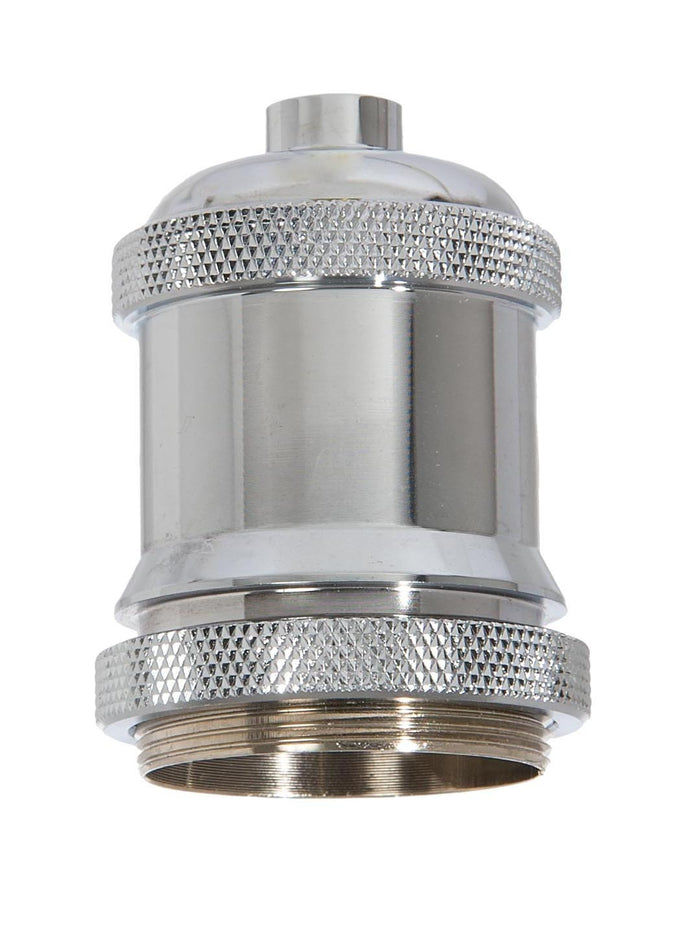 2-11/16" Tall Aluminum Socket Cover, 1.7" ID, 1/8F, Polished Nickel