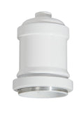 2-11/16" Tall Aluminum Socket Cover, 1.7" ID, 1/8F, White Finish