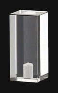 2 1/16" Acrylic Rectangular Cuboid Finial