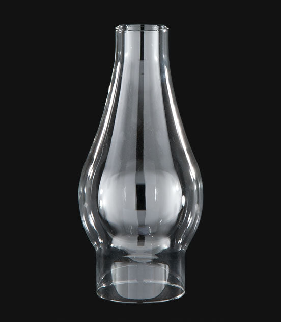 2 1/2" Fitter, 7 1/2" Tall Clear Chimney Globe