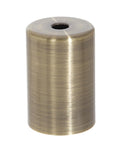 2-1/2" Tall, 1.72" O.D. Steel Socket Cup, Antique Brass Finish