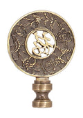 2 13/16" Antique Brass Oriental Finial