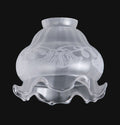 2 1/4" Fitter, Art Nouveau Etched Fixture Shade, 4-5/8 inch tall