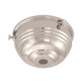2 1/4" Fitter, Nickel Finish Art Deco Style Holder
