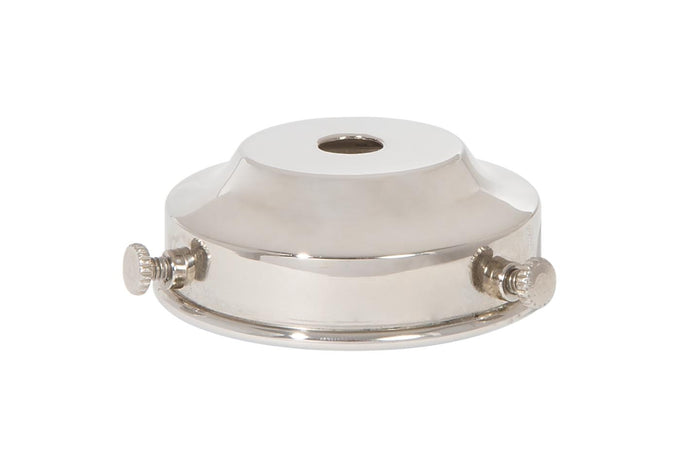 2-1/4 Inch Fitter Polished Nickel Finish Brass Lamp Shade Holder