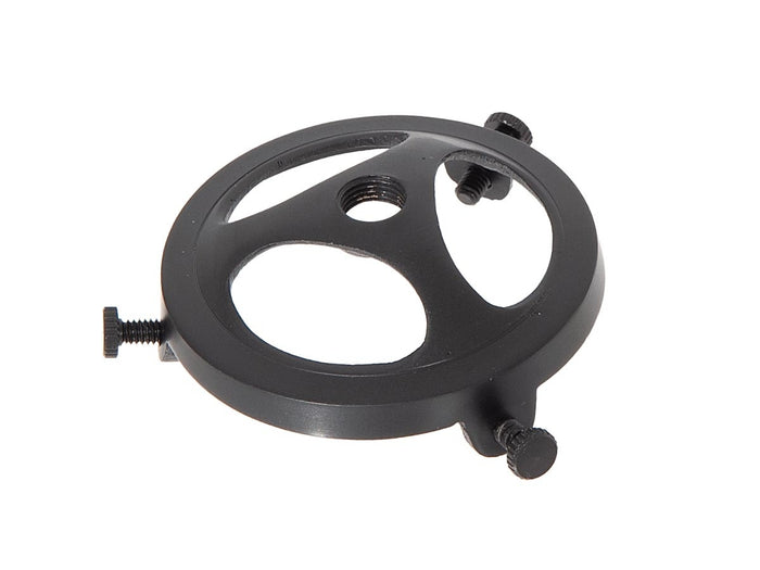 2-1/4 Inch Fitter Satin Black Finish Cast Brass Lamp Shade Holder with Set Screws, 1/8F