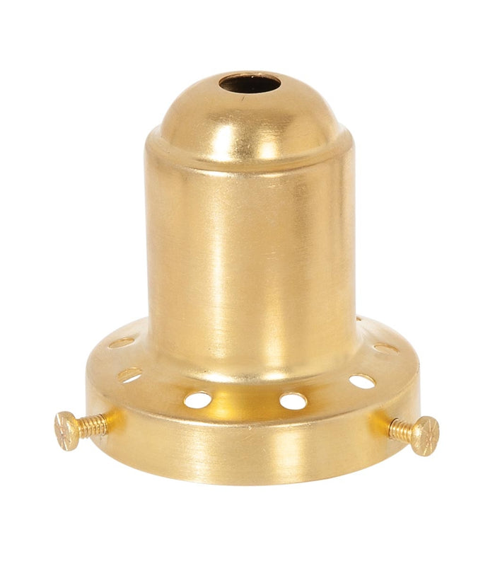 2-1/4 Inch Fitter Vented Fixture Shade Holder, Choice of Finish