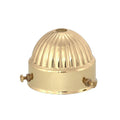 2-1/4" Stamped Brass Shade Holder, Polished & Lacquered (10768)