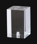 Acrylic Rectangular Cube Lamp Finial, 2 1/8" ht.