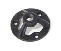 2-3/4 Inch Diameter Satin Black Finish Cast Iron Mounting Bracket, 1/4F